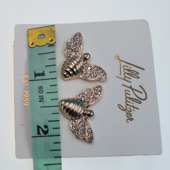 Lilly Pulitzer Gold Bee Earrings - Picture 4 of 4